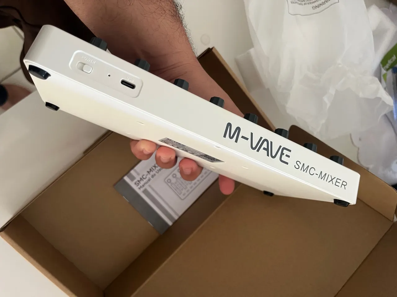 M-VAVE SMC-MIXER - Mini Mixer de Áudio Portátil