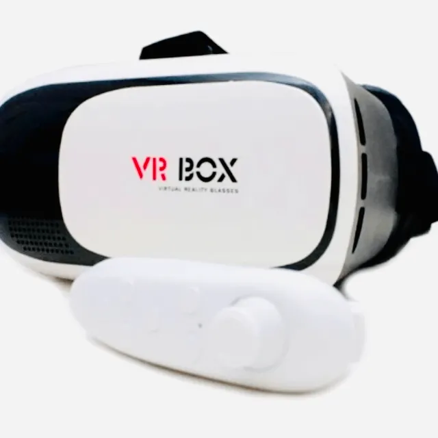 Vr Box Óculos 3d Realidade Virtual + Controle Bluetooth