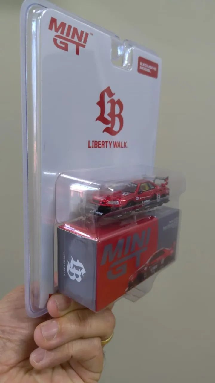 Miniatura Mini GT Nissan LB-ER34 Super Silhouette SKYLINE - Evento Midnight 2025 LBWK - Foto 4