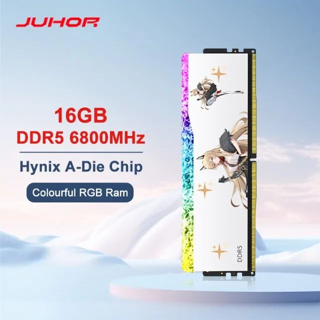 Memória RAM DDR5 32gb (2x 16gb) 6800mt/s Juhor