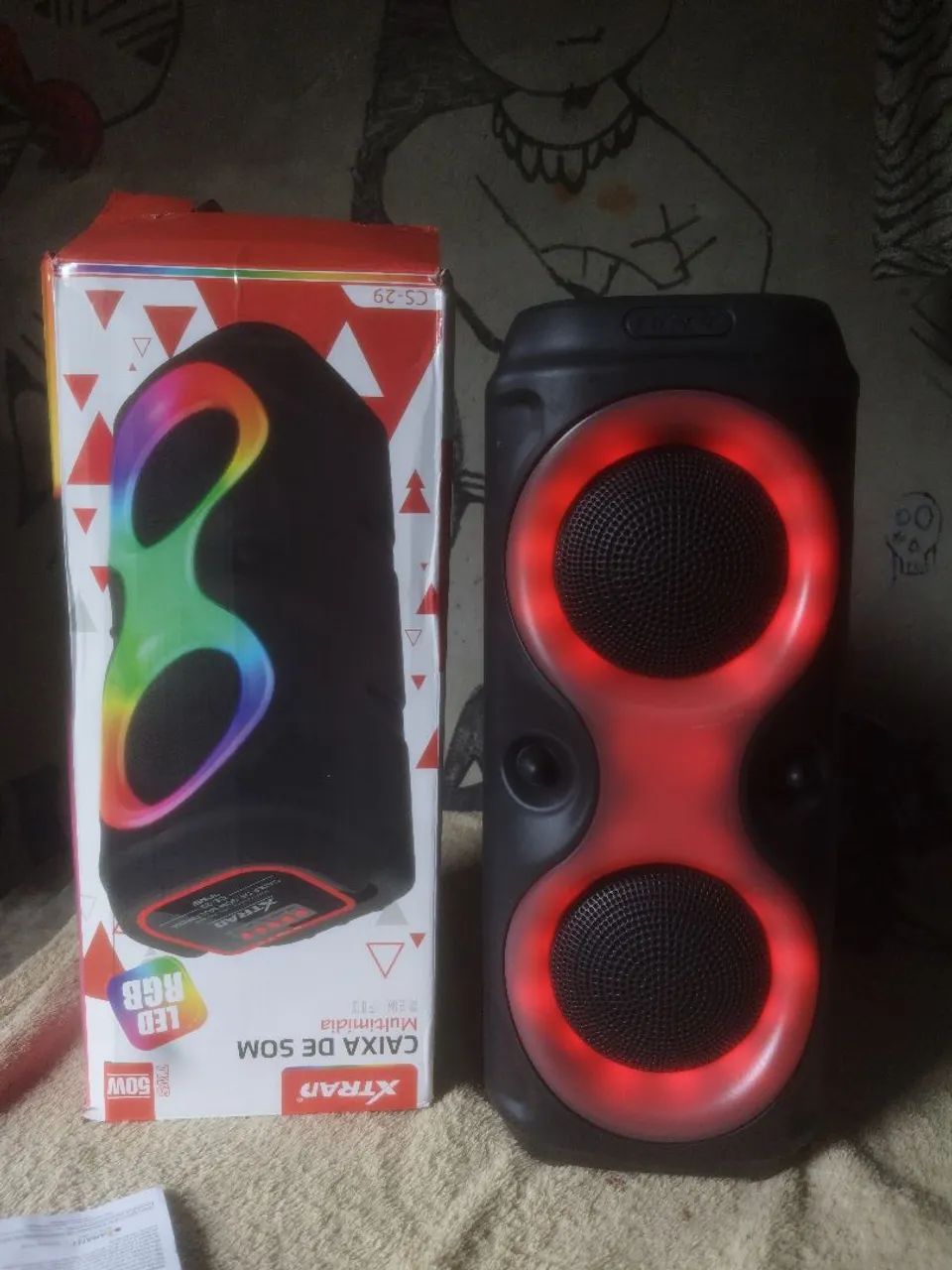 Caixa de som Bluetooth 64396800827521123