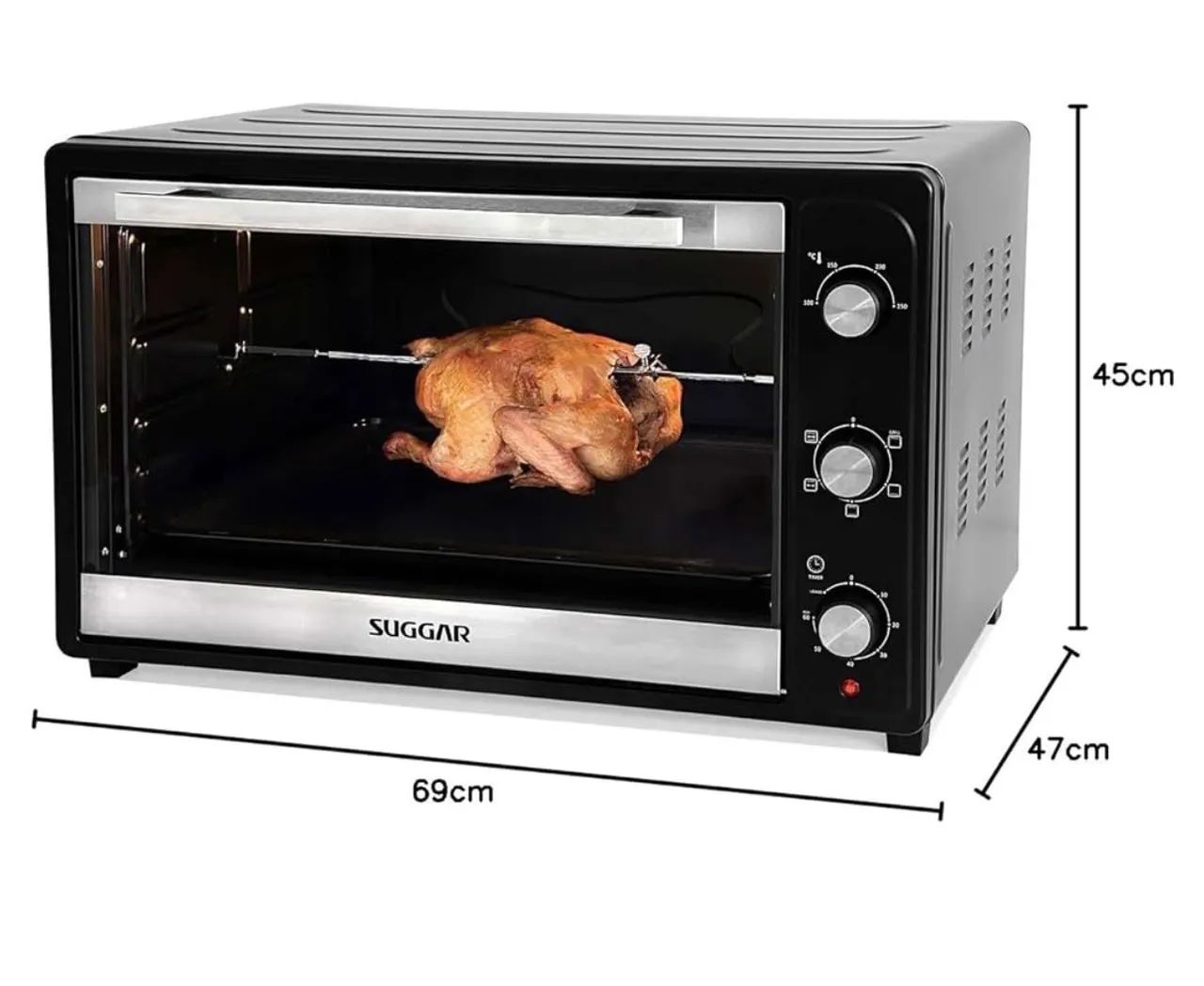 Forno Elétrico Suggar 66 Litros com Rotisserie - Foto 3