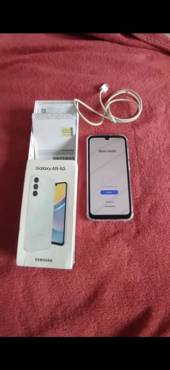 Samsung a15 256 8 de RAM 5 g nfc novinho 