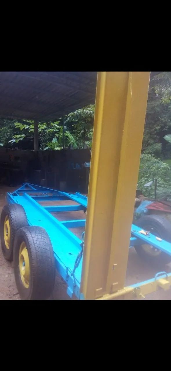 Carretinha para transporte de maquinas estilo Bobcat - Foto 3