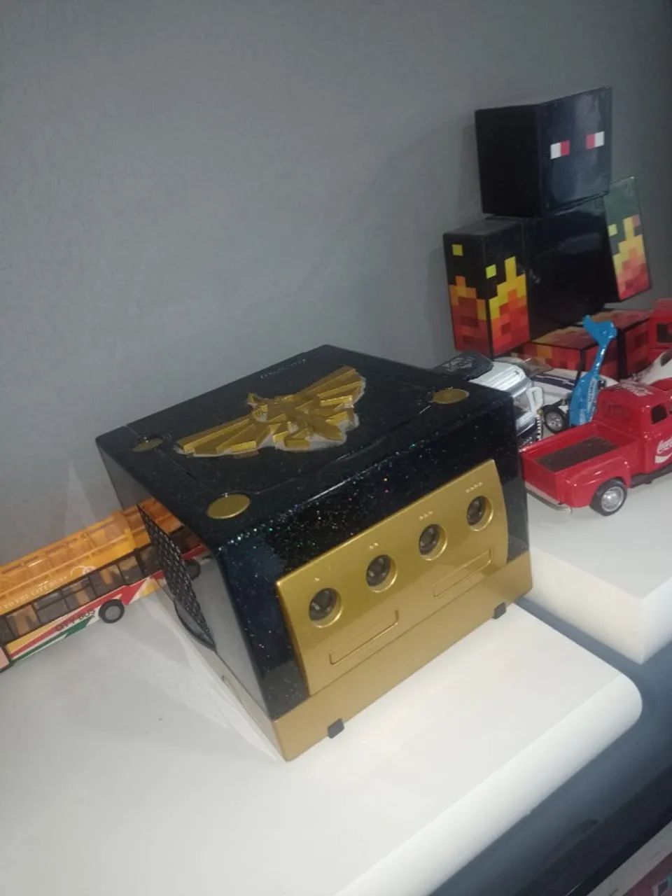 Nintendo Game Cube pintura profissional (console e fonte) TAQUARA - Foto 2