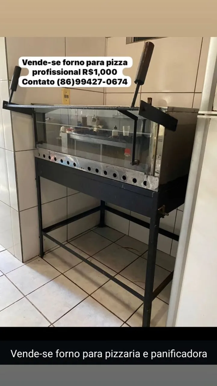 Forno para Pizza Profissional R$1.000