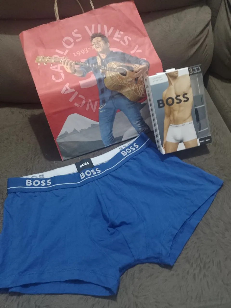 Kit cuecas Boxer Hugo Boss - Novo R$ 230,00