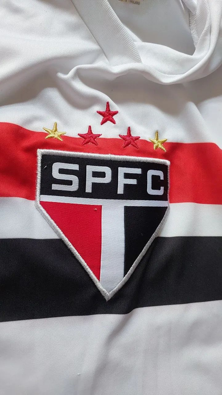 CAMISA TIME FUTEBOL SÃO PAULO SPFC  GG  COM SINAIS DE USO E DO TEMPO SÓ VENDA NÃO TROCO  - Foto 6