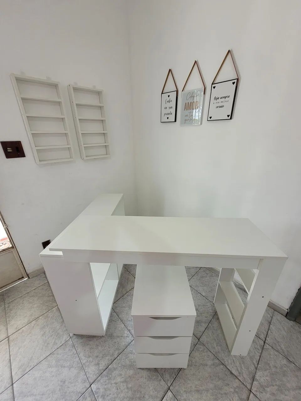 Mesa profissional em L