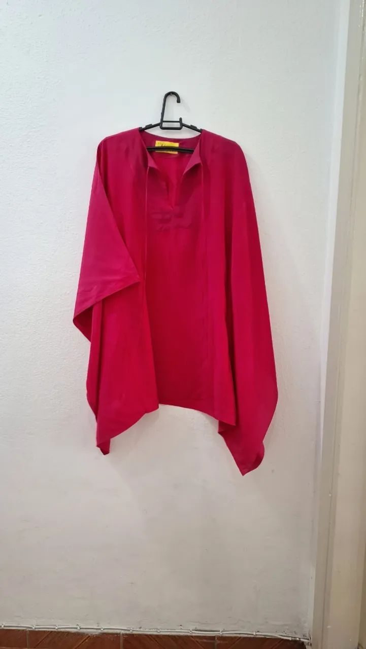 Caftan de seda Neon