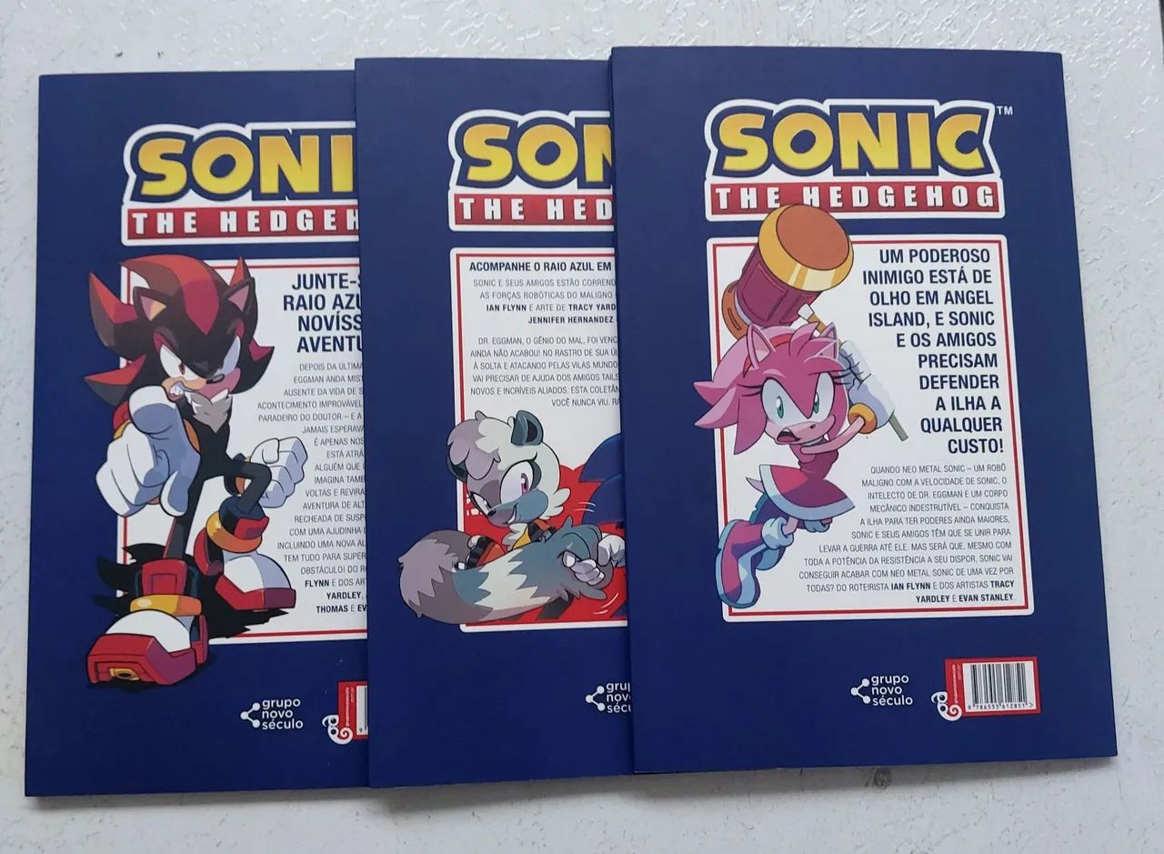 3 LIVROS DO SONIC THE HEDGEHOG - Foto 5