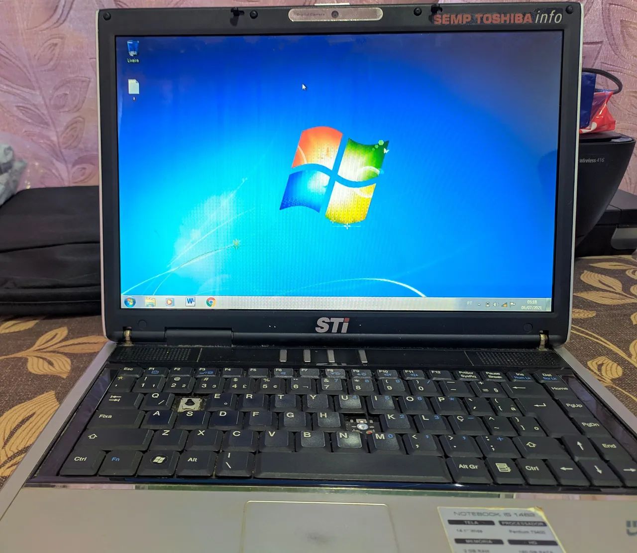 Notebook STI Toshiba - Foto 3