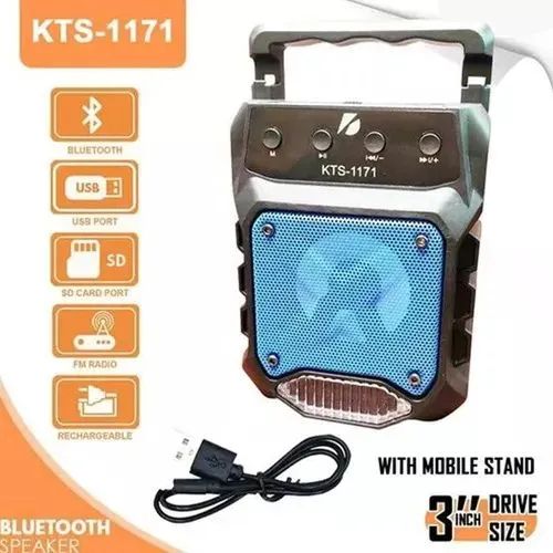 Caixa de Som Bluetooth KTS-1171 - 3 Polegadas