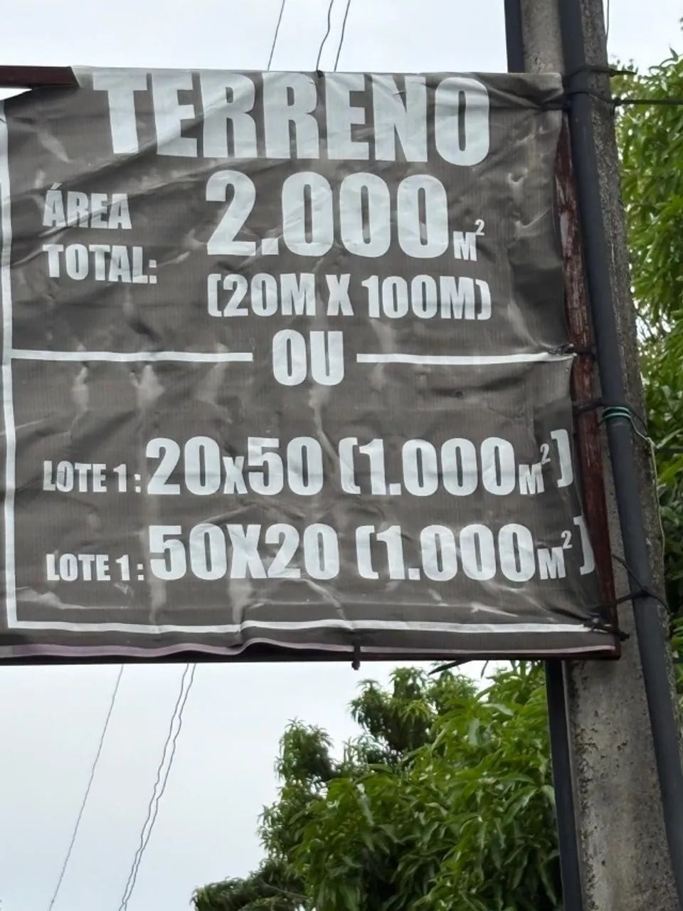 Vendo terreno 2.000 m² Campo Grande