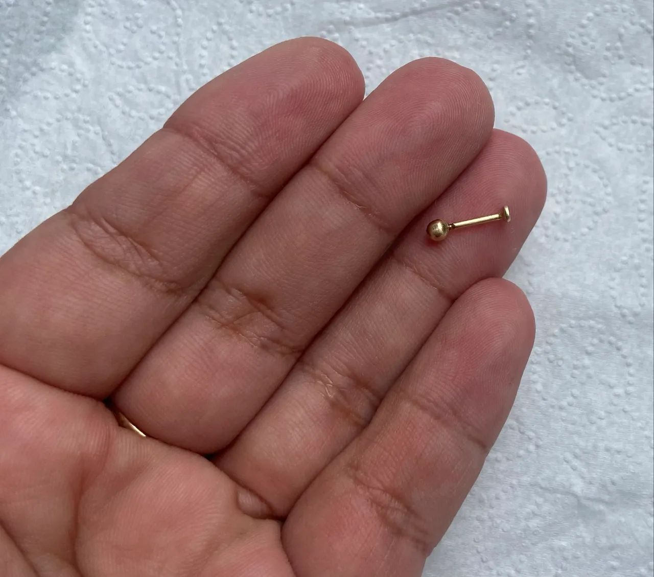 Piercing ouro 18k