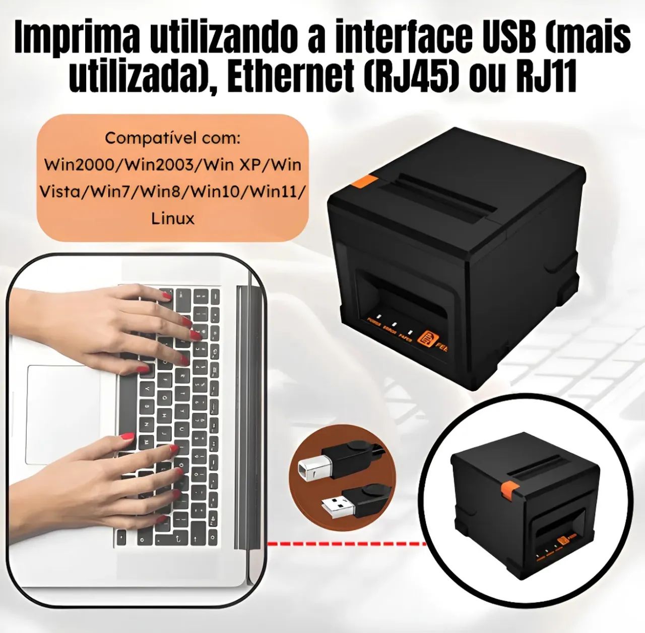 Impressora Térmica de Cupom (entrega gratis) - Foto 2