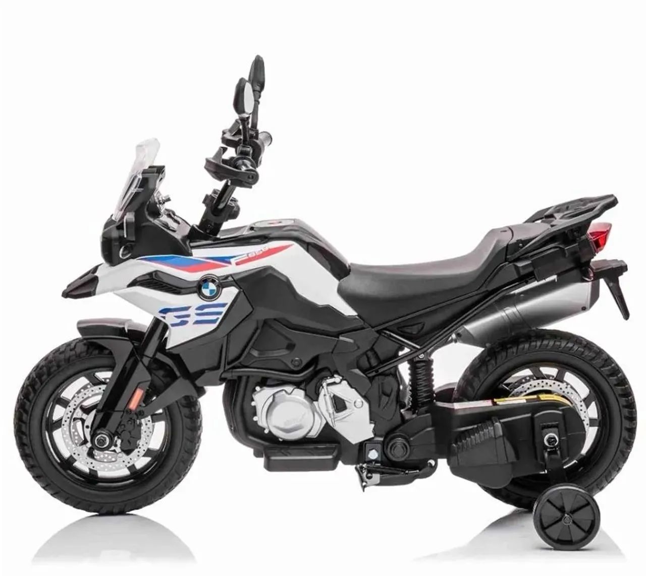 Moto Eletrica Infantil Bmw F850gs 12v Branca Zippy Toys - Foto 2