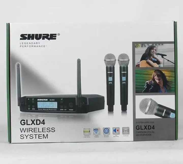 Microfone sem fio Shure GLDX4 - Novo