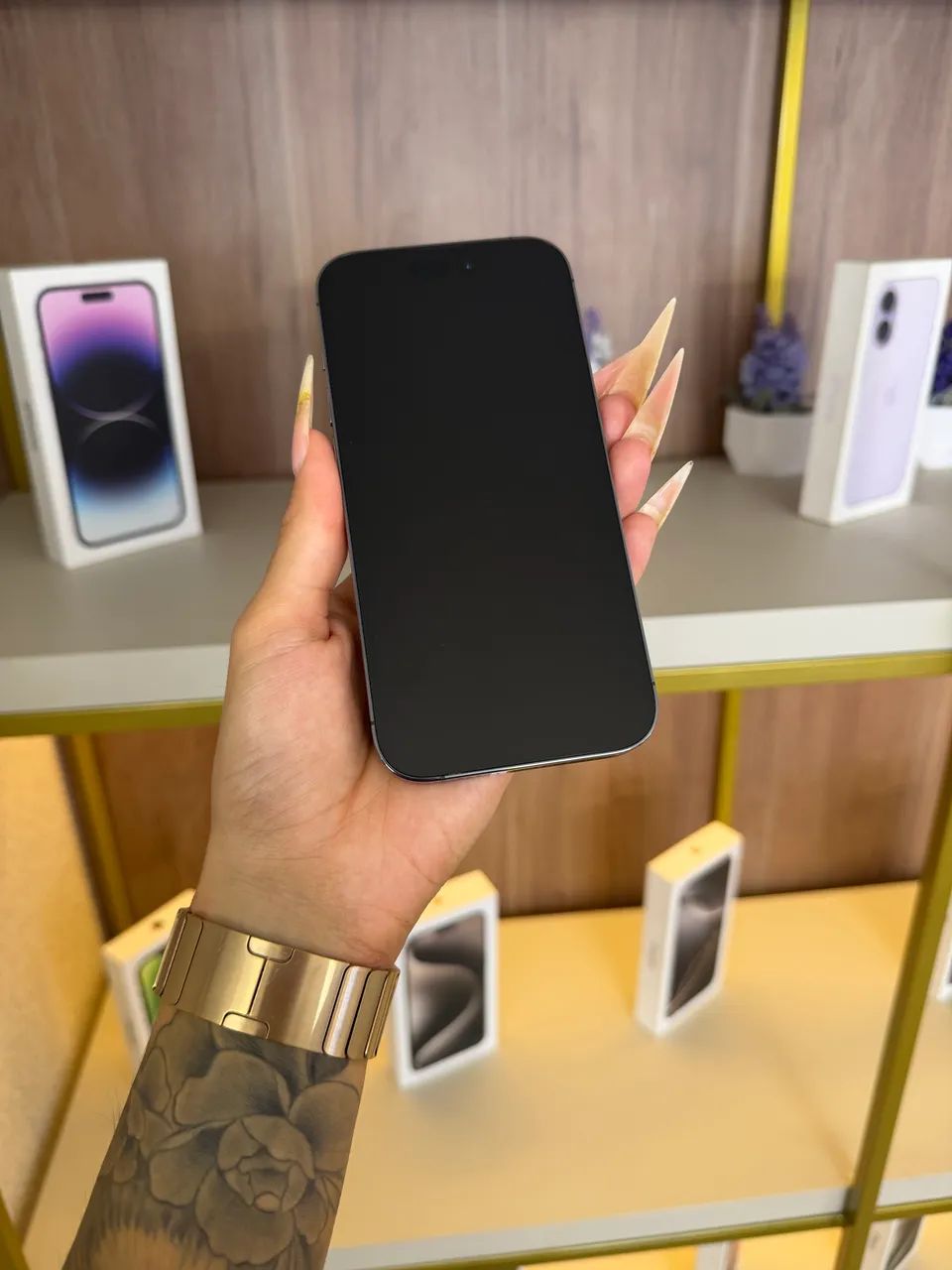 iPhone 14 Pro 256gb Roxo Profundo - Foto 5