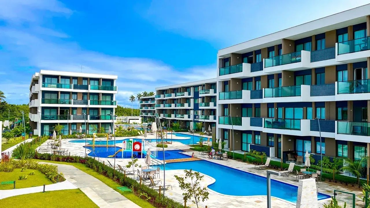 MURO ALTO - Flat mobiliado com 28 m² 1 suíte, lazer com piscina - Foto 2