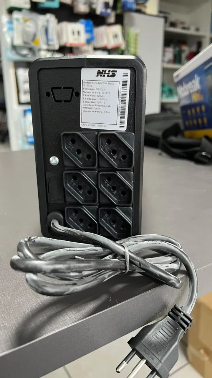 Nobreak NHS mini 4 800VA MONO S.120V - Foto 3