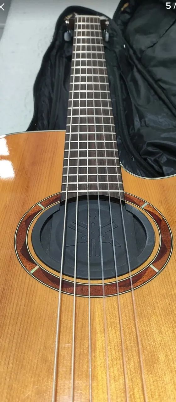 Violão Yamaha Ntx700 Com Soft Case Grátis. Excelente Estado Laranja Destro - Foto 2