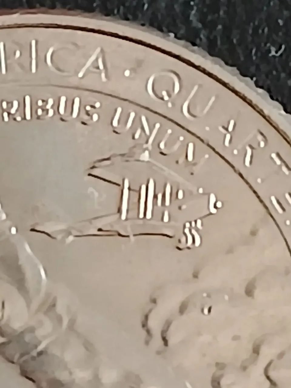 Moeda quater dolar 2023  - erro - Foto 3