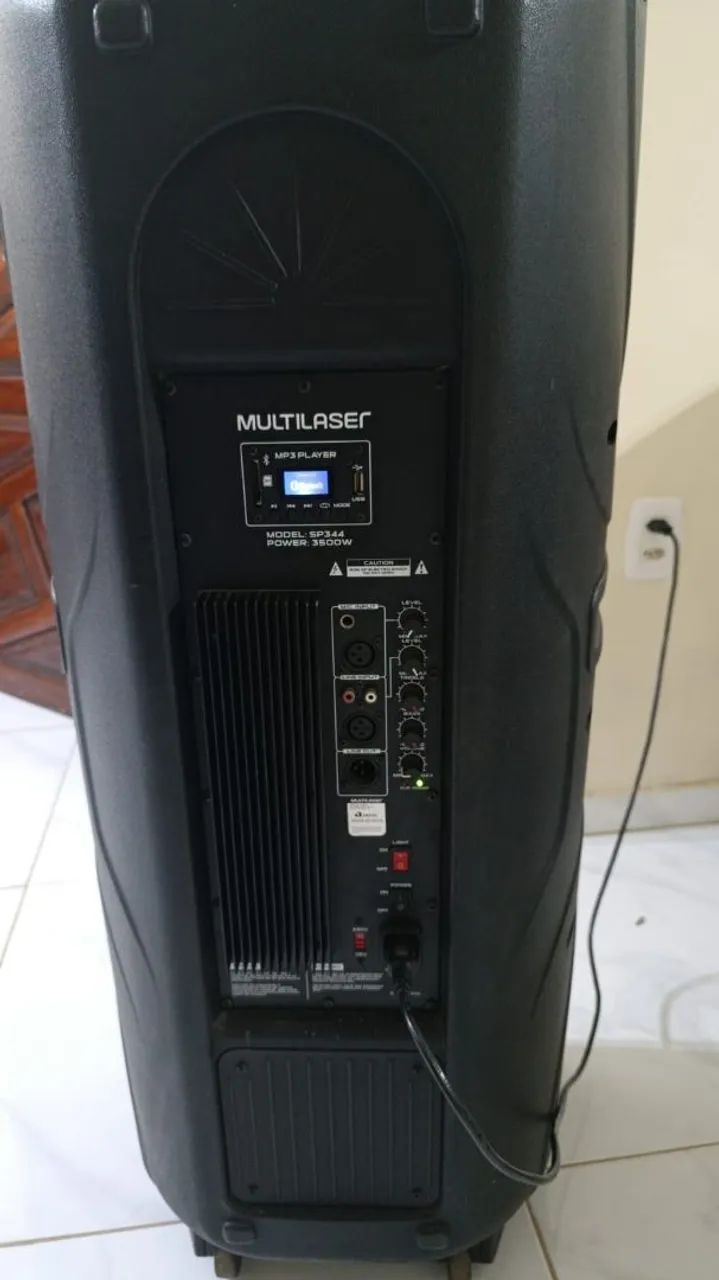 CAIXA DE SOM MULTILASER 3500 RMS - Foto 2