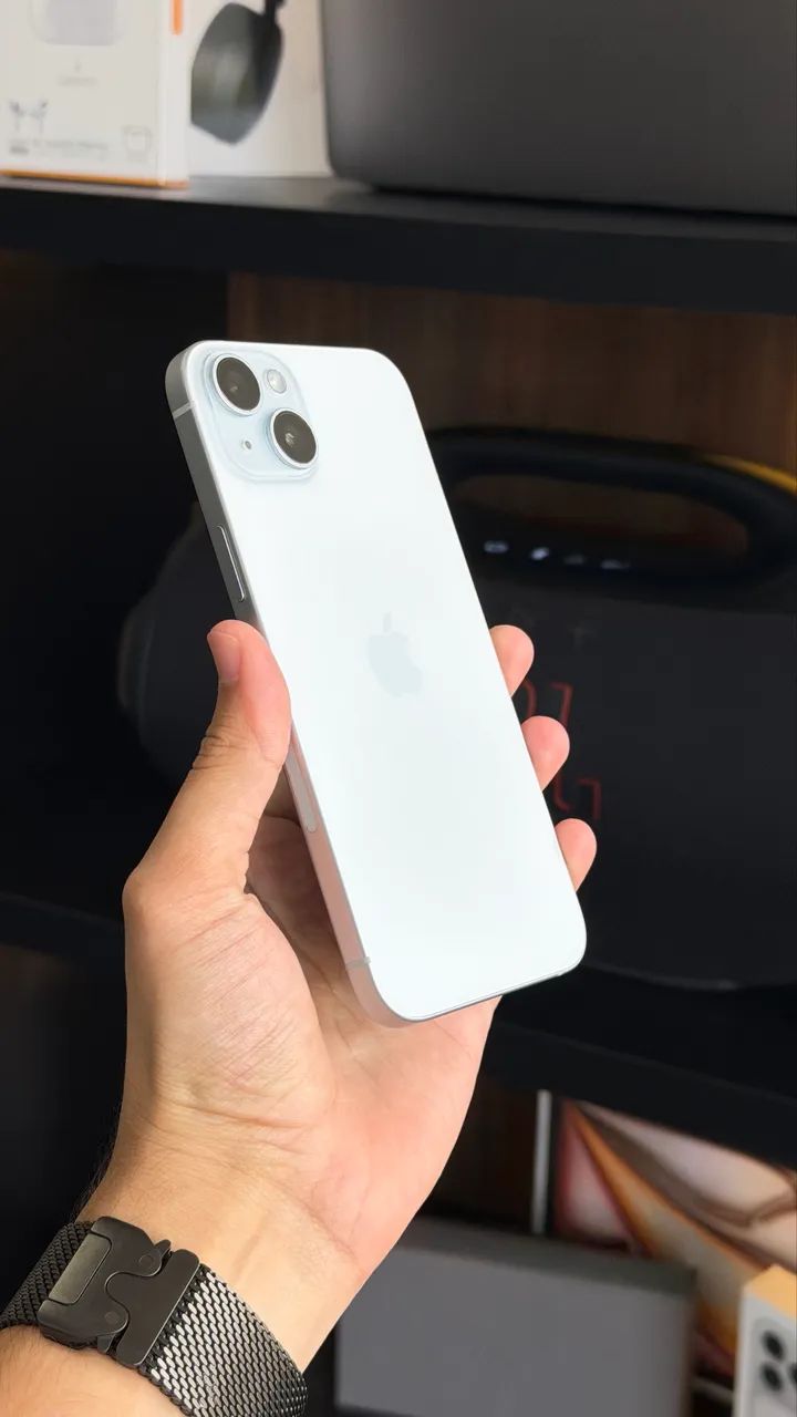 iPhone 15 Plus 128gb Azul Excelente - Celulares e Smartphones