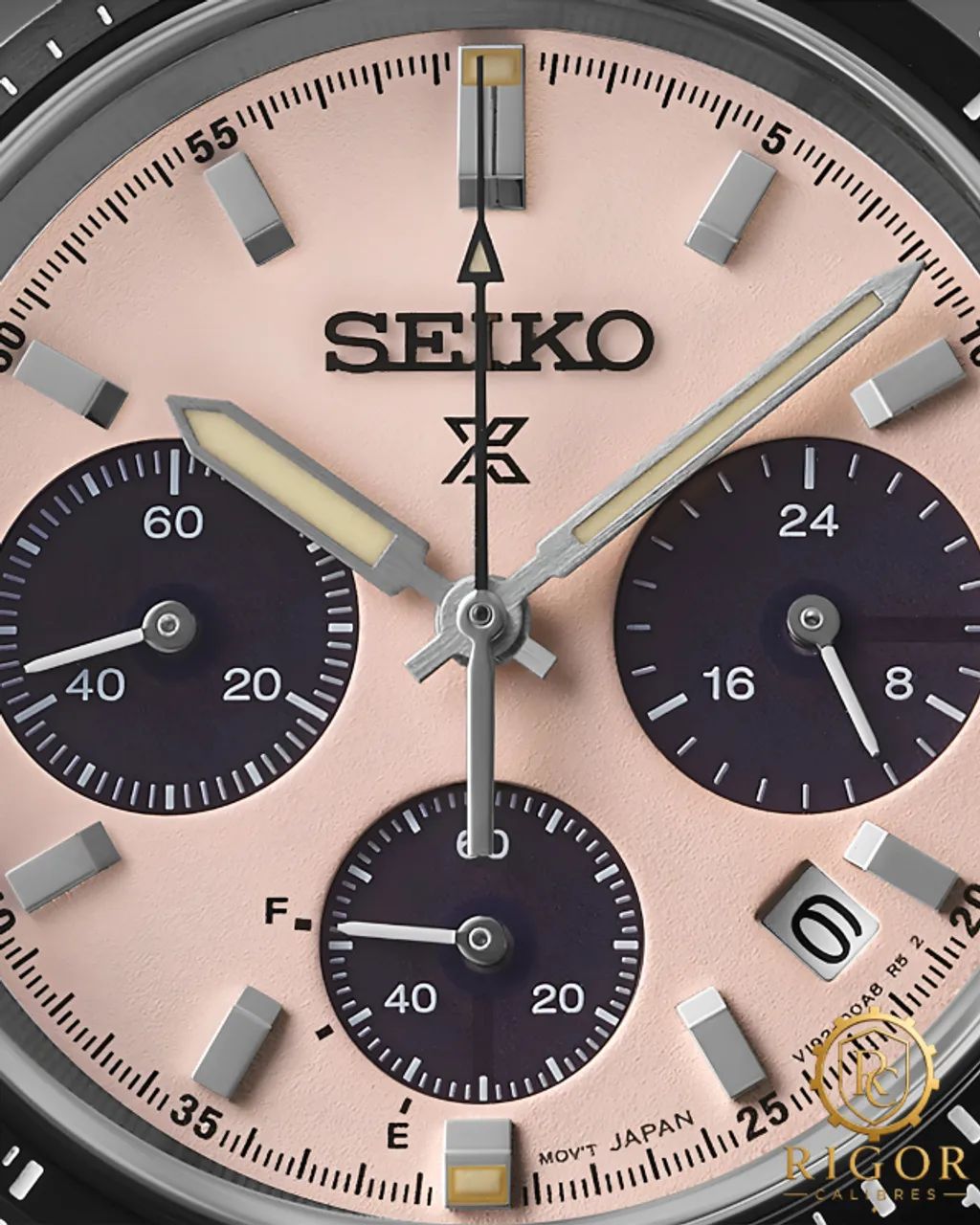 Relógio Seiko Prospex Speedtimer Solar - Edição Limitada Salmao  - Foto 4