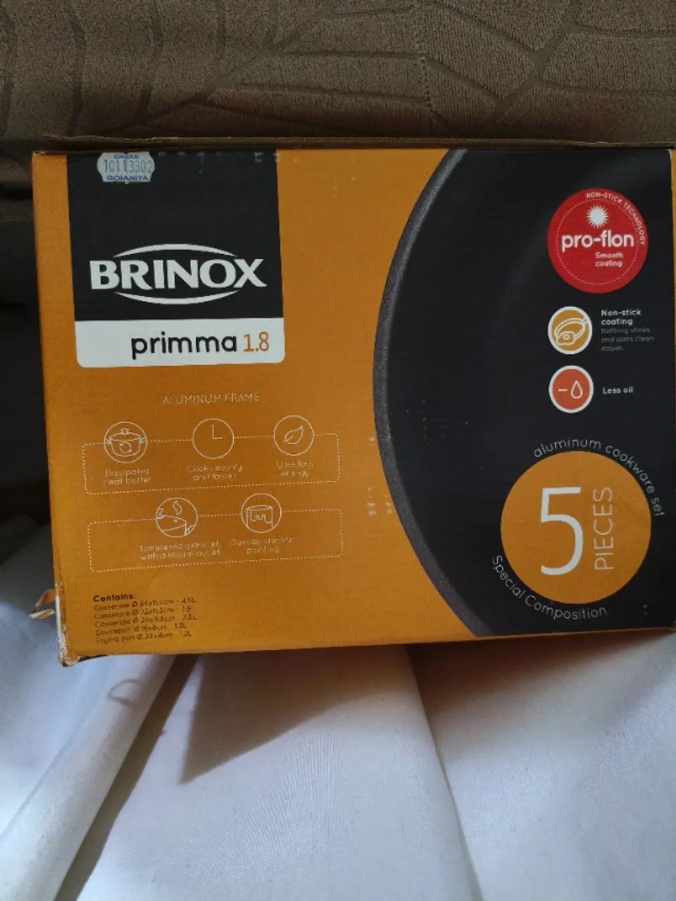 Jogo de panelas Brinox