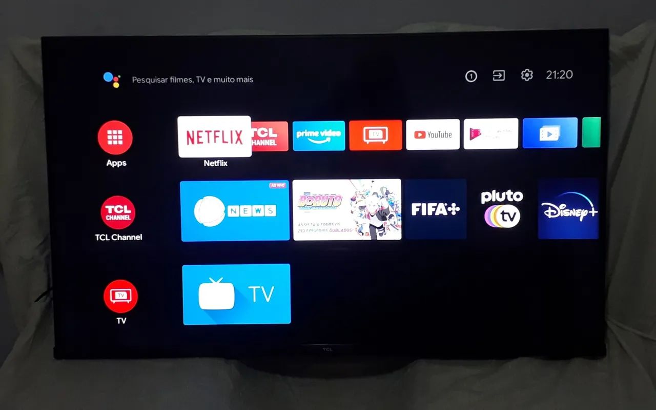 VENDO TV SMART TCL 43' ANDROID COM COMANDO DE VOZ 