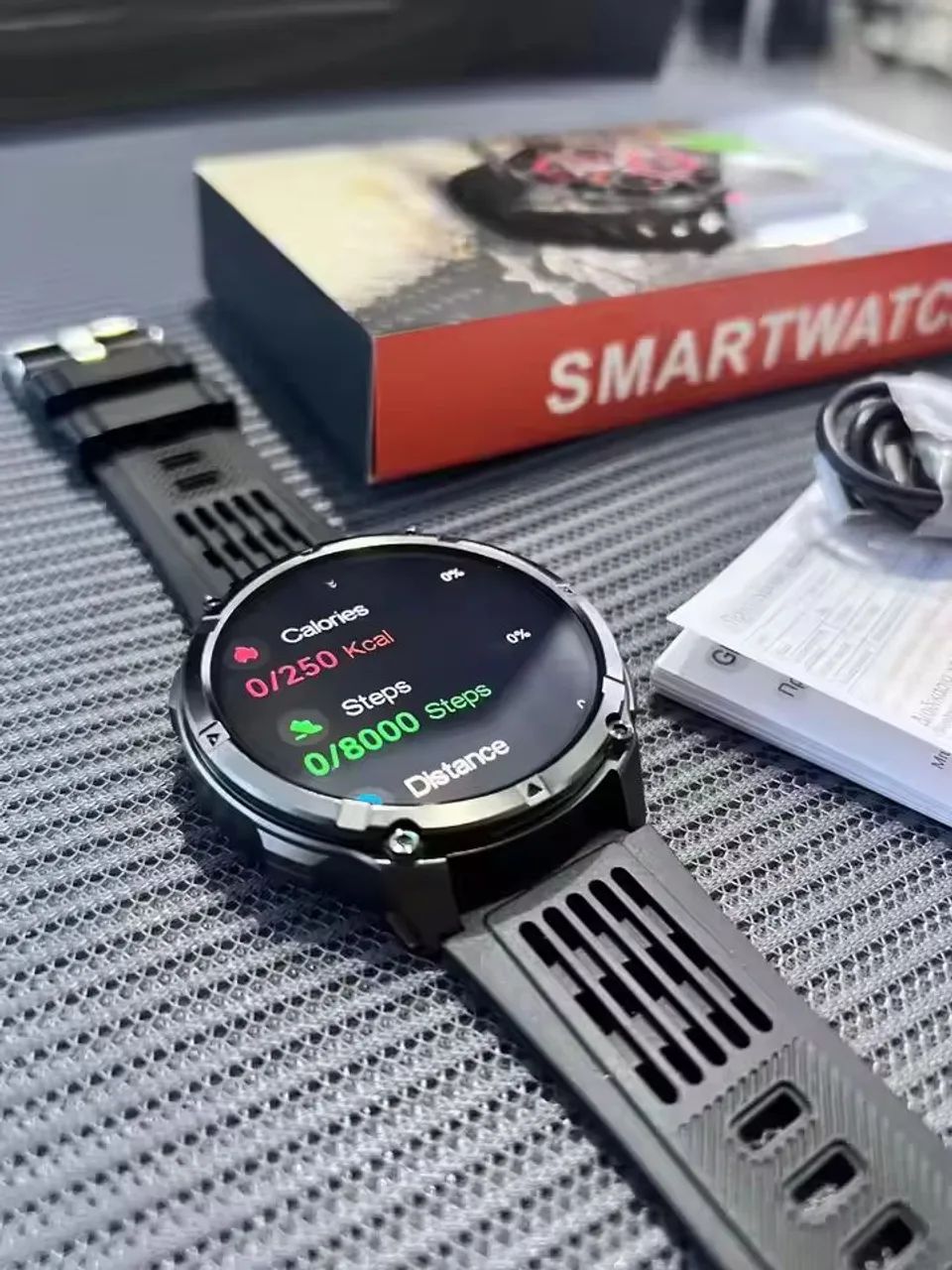 RELÓGIO SMARTWATCH COM SUPER TELA E ULTRA BATERIA - Foto 5