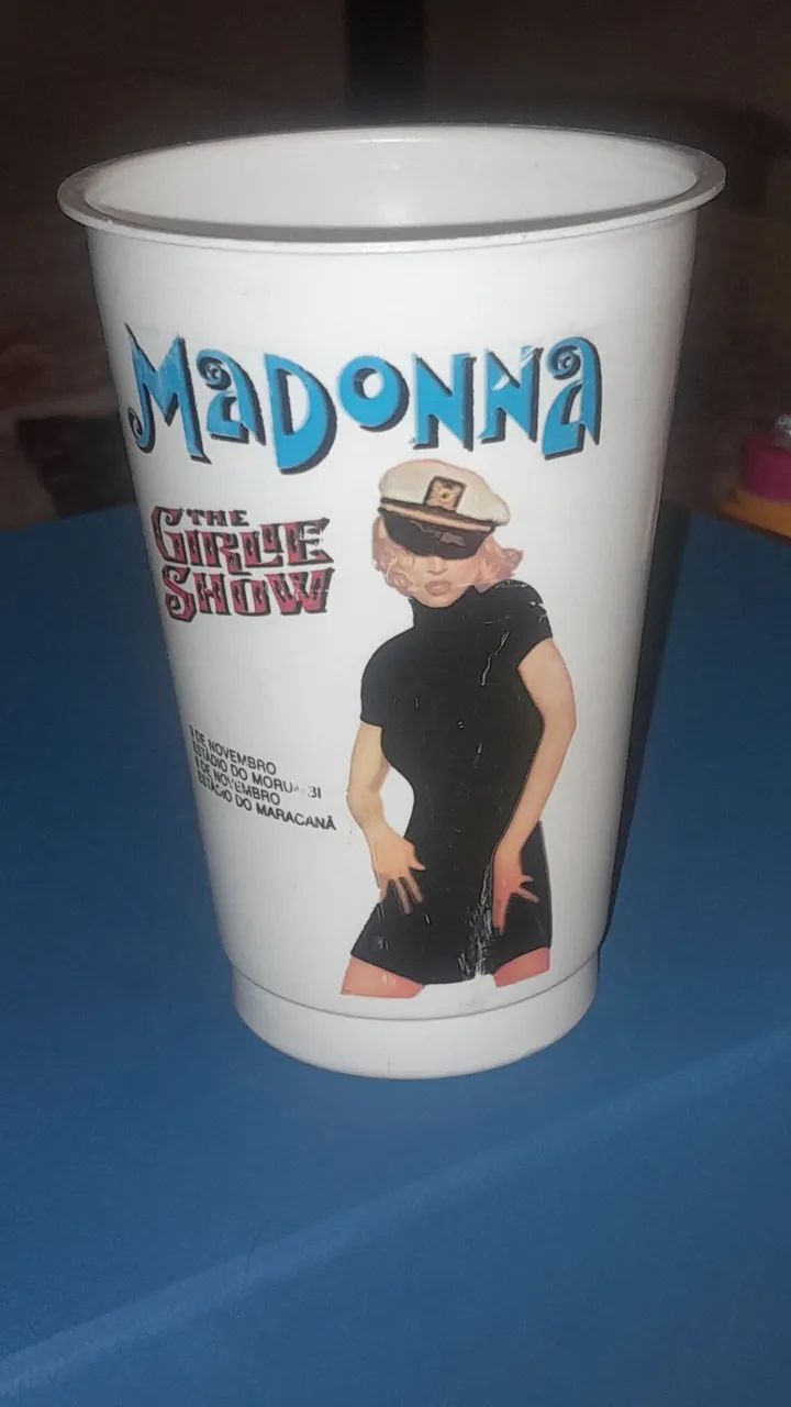 Copo de show da Madonna. 