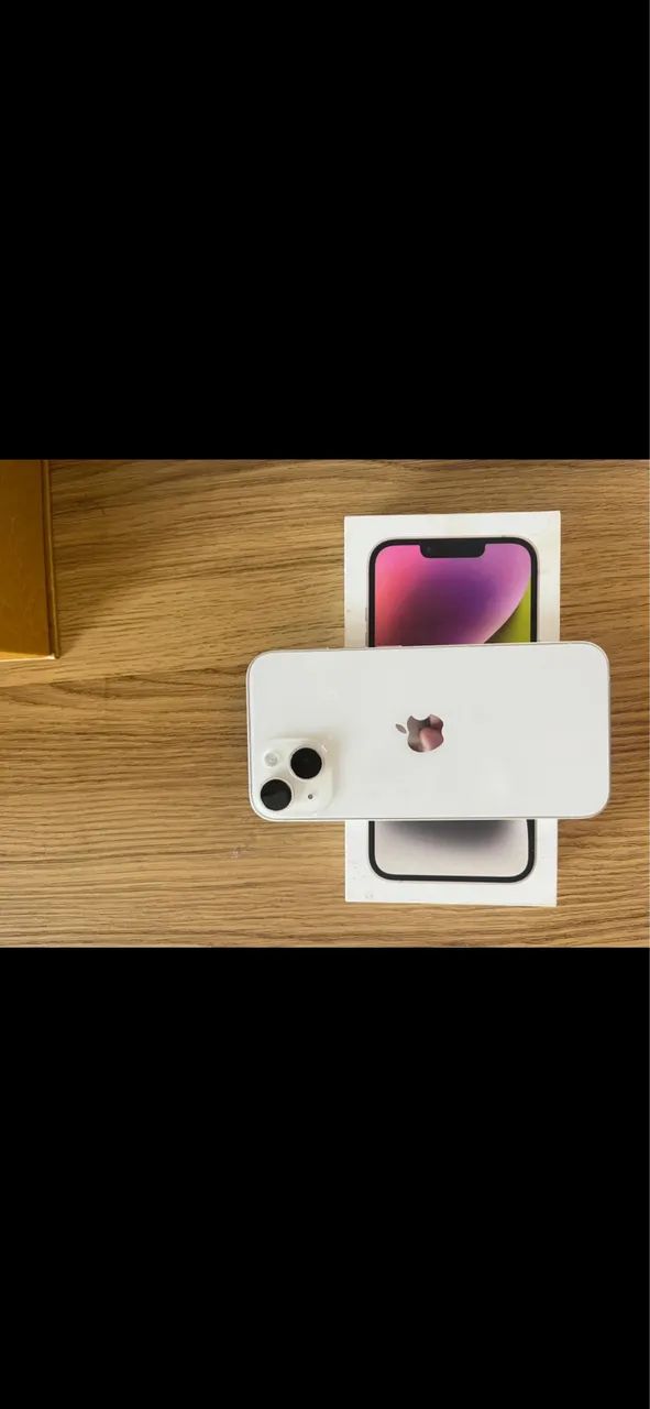 iPhone 14 128GB branco excelente estado 