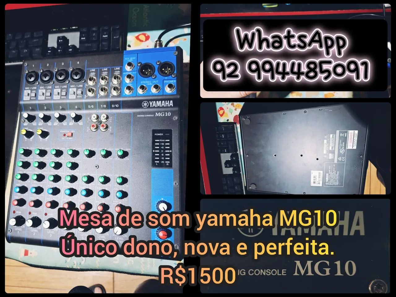 Mesa de som yamaha MG10 - Foto 5