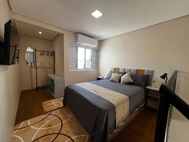 Loft/kitnet com mezanino Mobiliado 