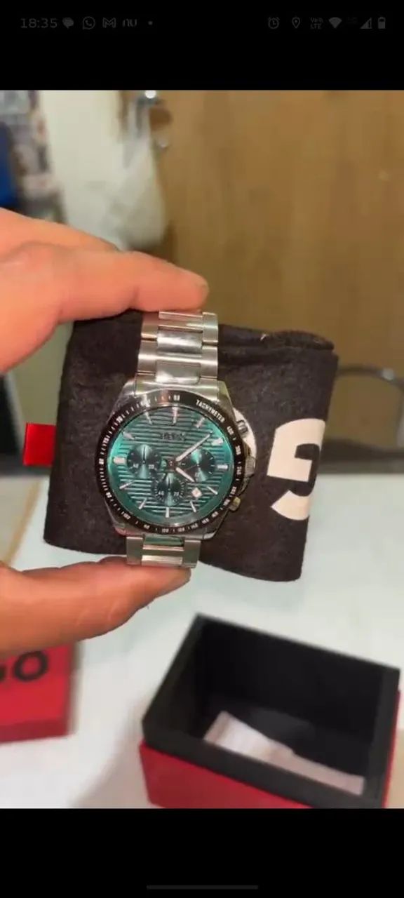 Relógio Hugo Boss Black Prateado (1514241) - Foto 3
