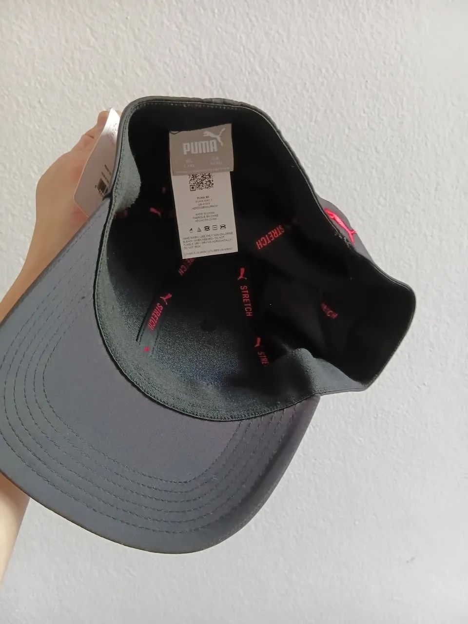 PUMA evercat boné de ajuste elástico de pressão preto/vermelho L/XL - Foto 2