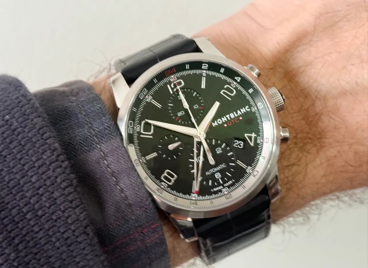 Relógio Montblanc Chronovoyager Starwalker UTC GMT World Timer  - Foto 4