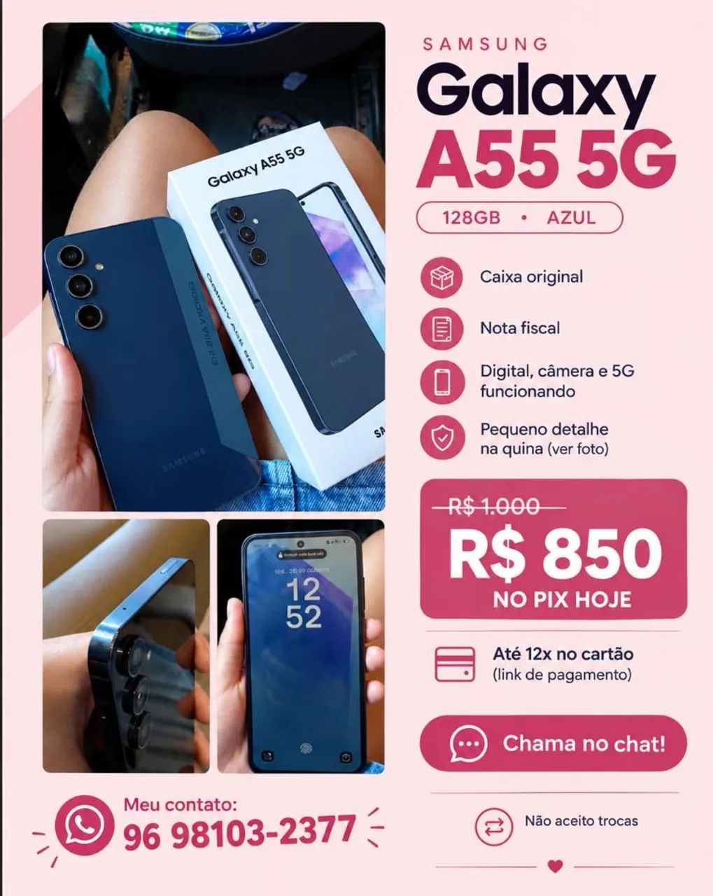 Vende-se a55 5g 128gb 