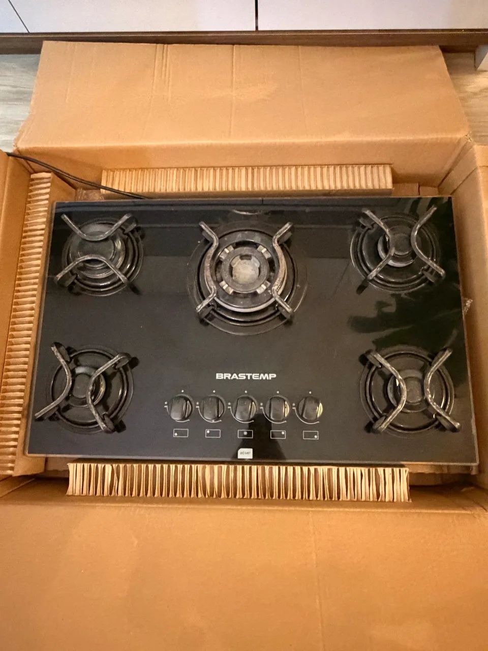 Cooktop Brastemp Ative! 5 Bocas Quadrichama - Preto