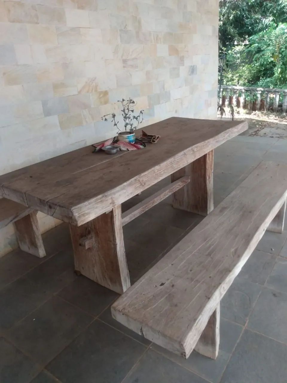 Mesa Rústica Madeira Cedro 
