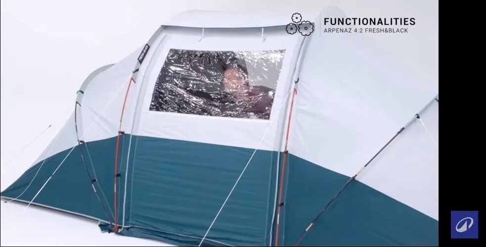 Barraca Quechua Arpenaz 4.2 Fresh&black  - Foto 2