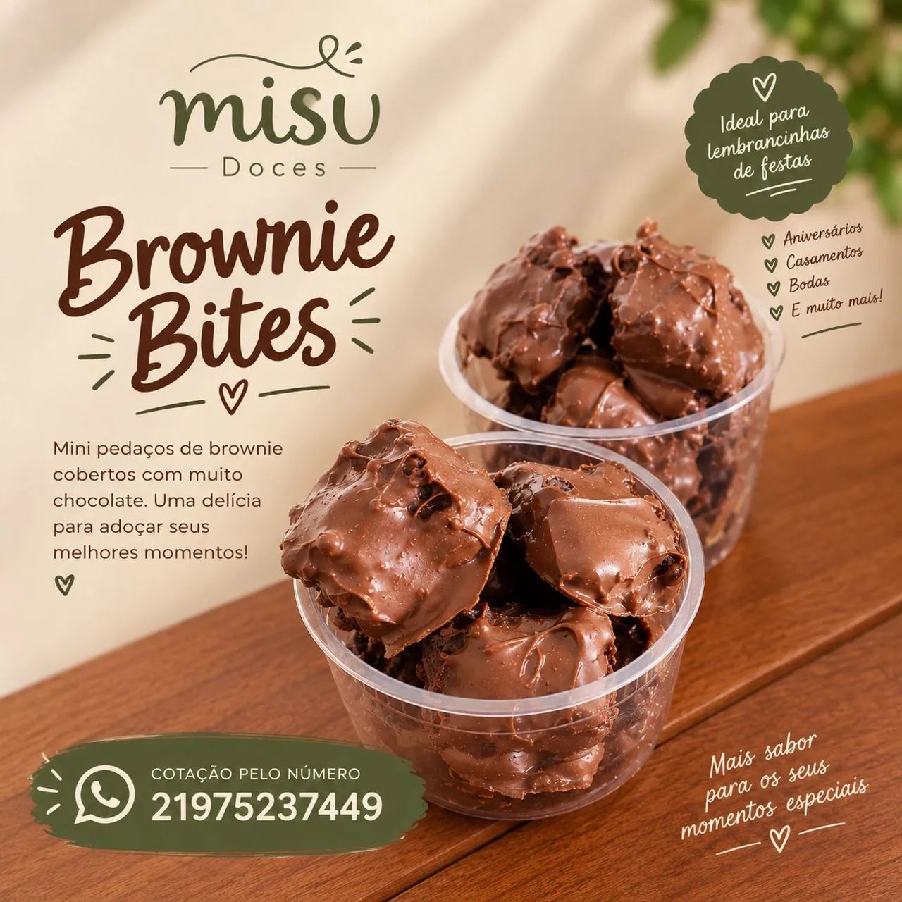 BROWNIE BITES