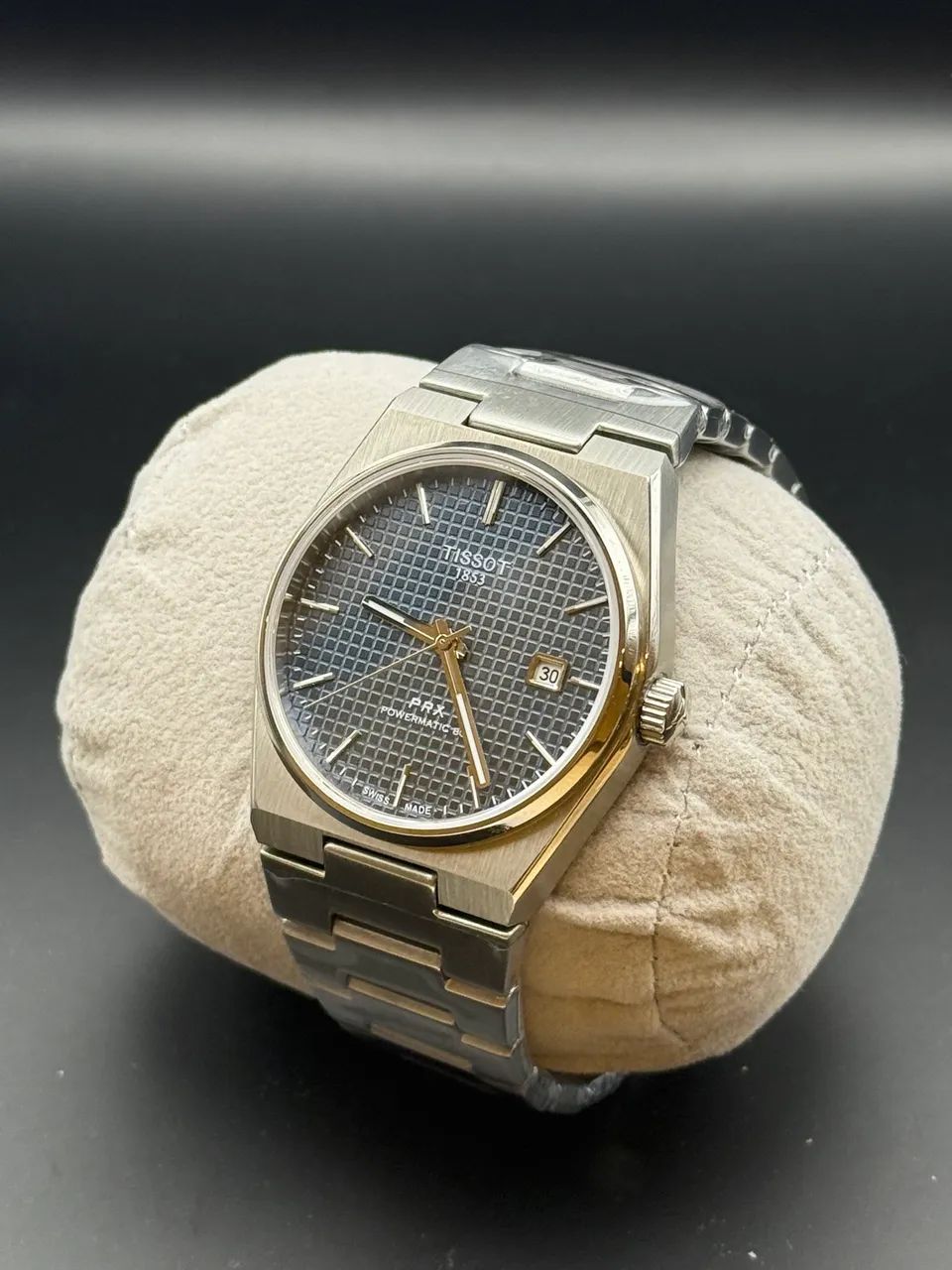 Relogio Tissot Prx - Automático - Preto Texturizado - 40mm - Prm AAA+