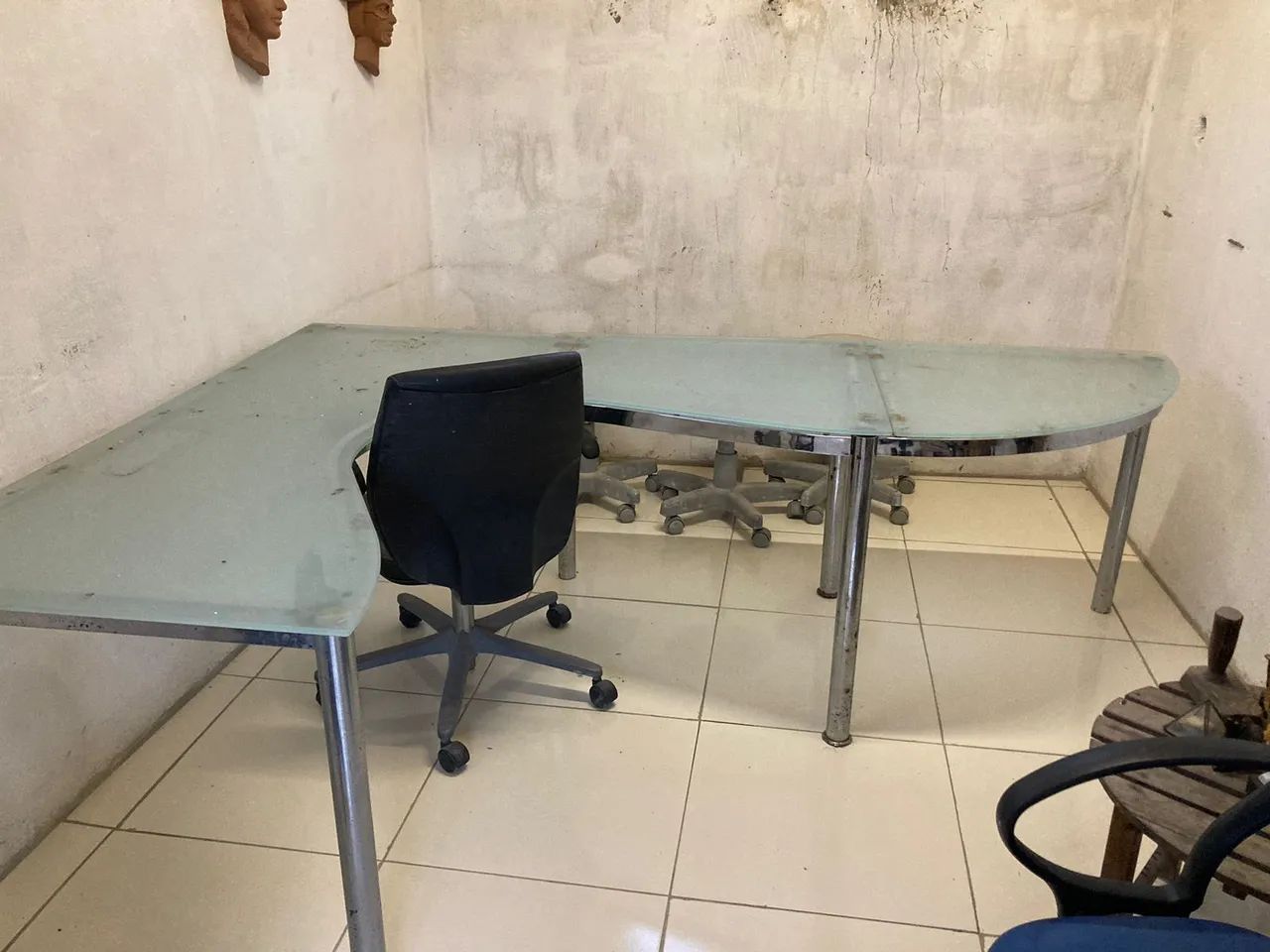 Mesa de vidro l
