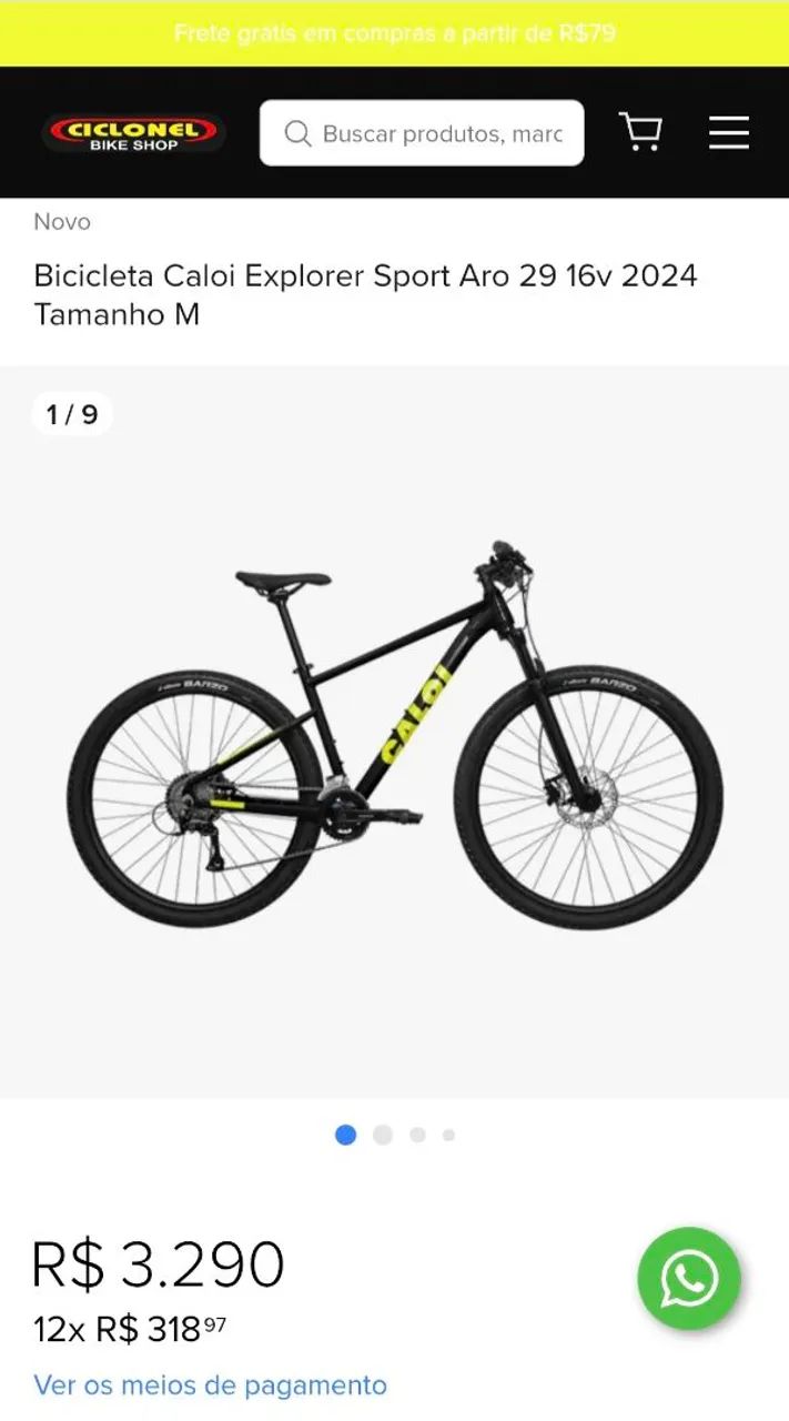 Bicicleta Caloi Aro 29 - Foto 5