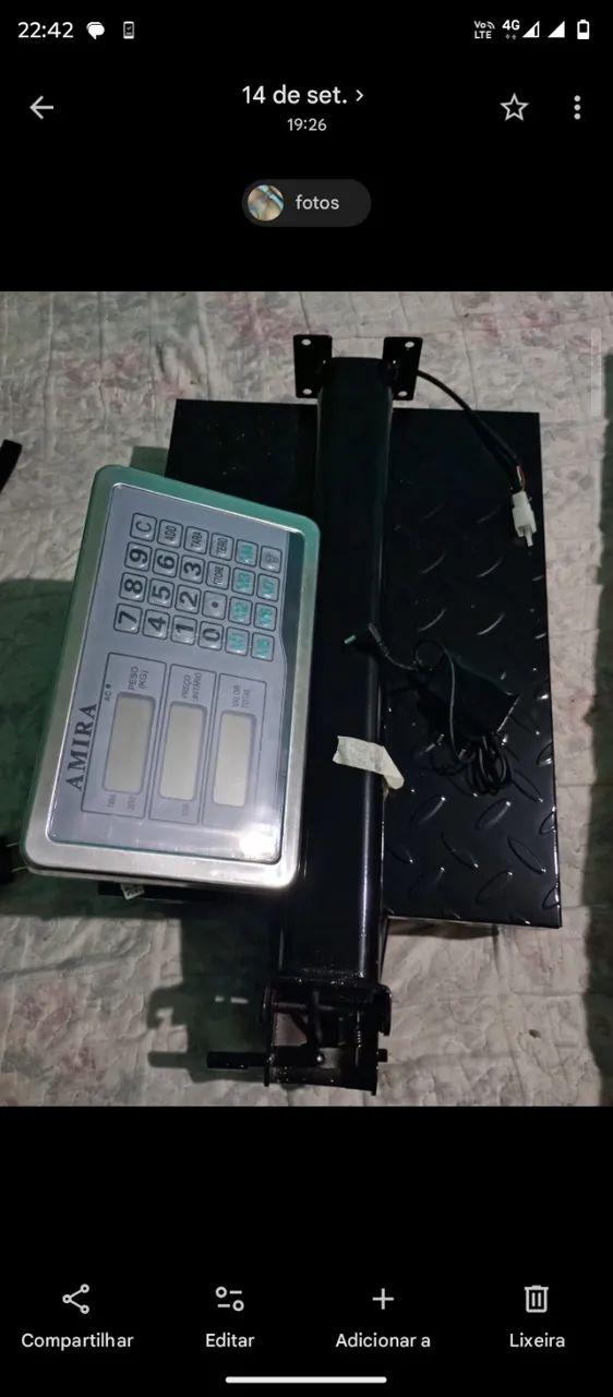 Balança 250k Plata forma ,nunca usada. - Foto 3