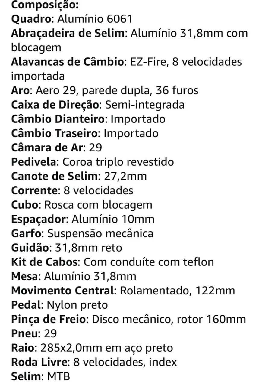 BICICLETA ARO 29 ZERA - Foto 5